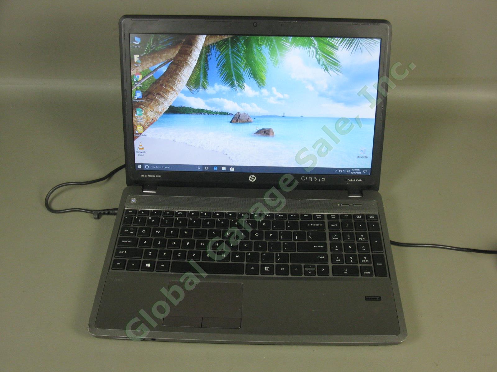 HP ProBook 4540s Laptop Intel i3 2.40GHz 500GB HDD 4GB RAM Win 10 Works Great!