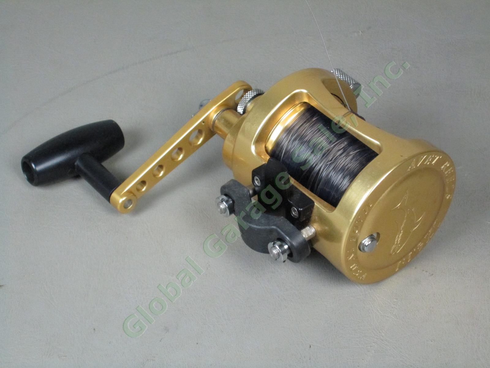 Avet LX 4.1.1 Lever Drag Gold Fishing Reel Stainless Bearings USA Made EXC+ Cond 2