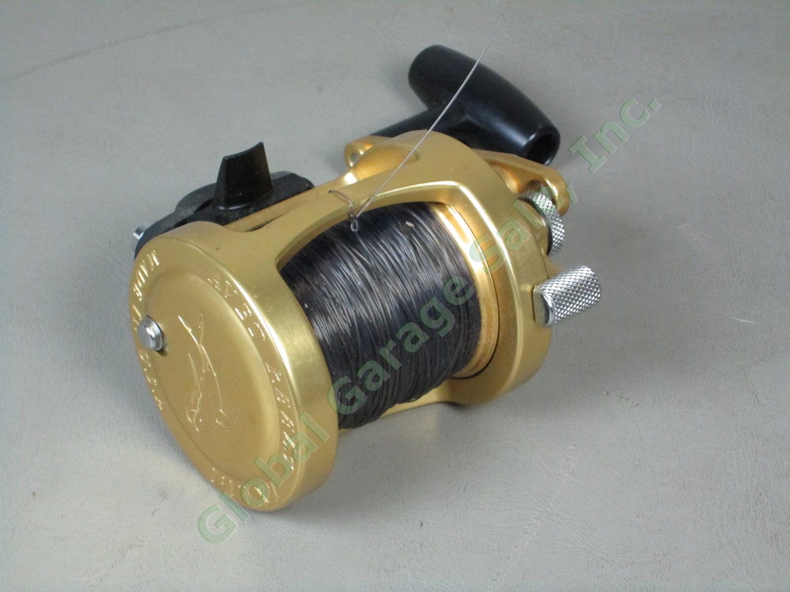 Avet LX 4.1.1 Lever Drag Gold Fishing Reel Stainless Bearings USA Made EXC+ Cond 3
