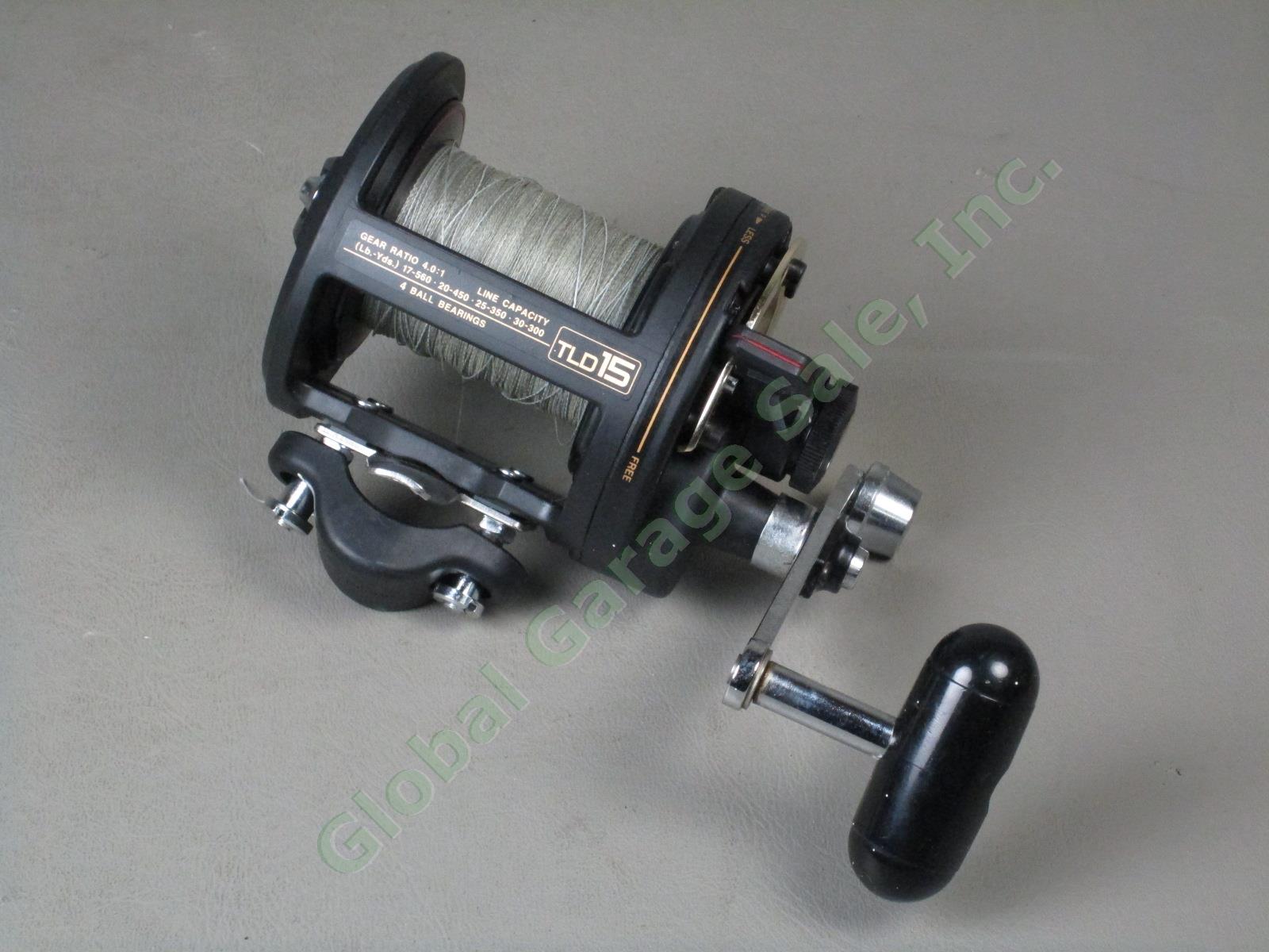 Shimano TLD15 Lever Drag Saltwater Fishing Reel One Piece Graphite Exc+ Cond NR!