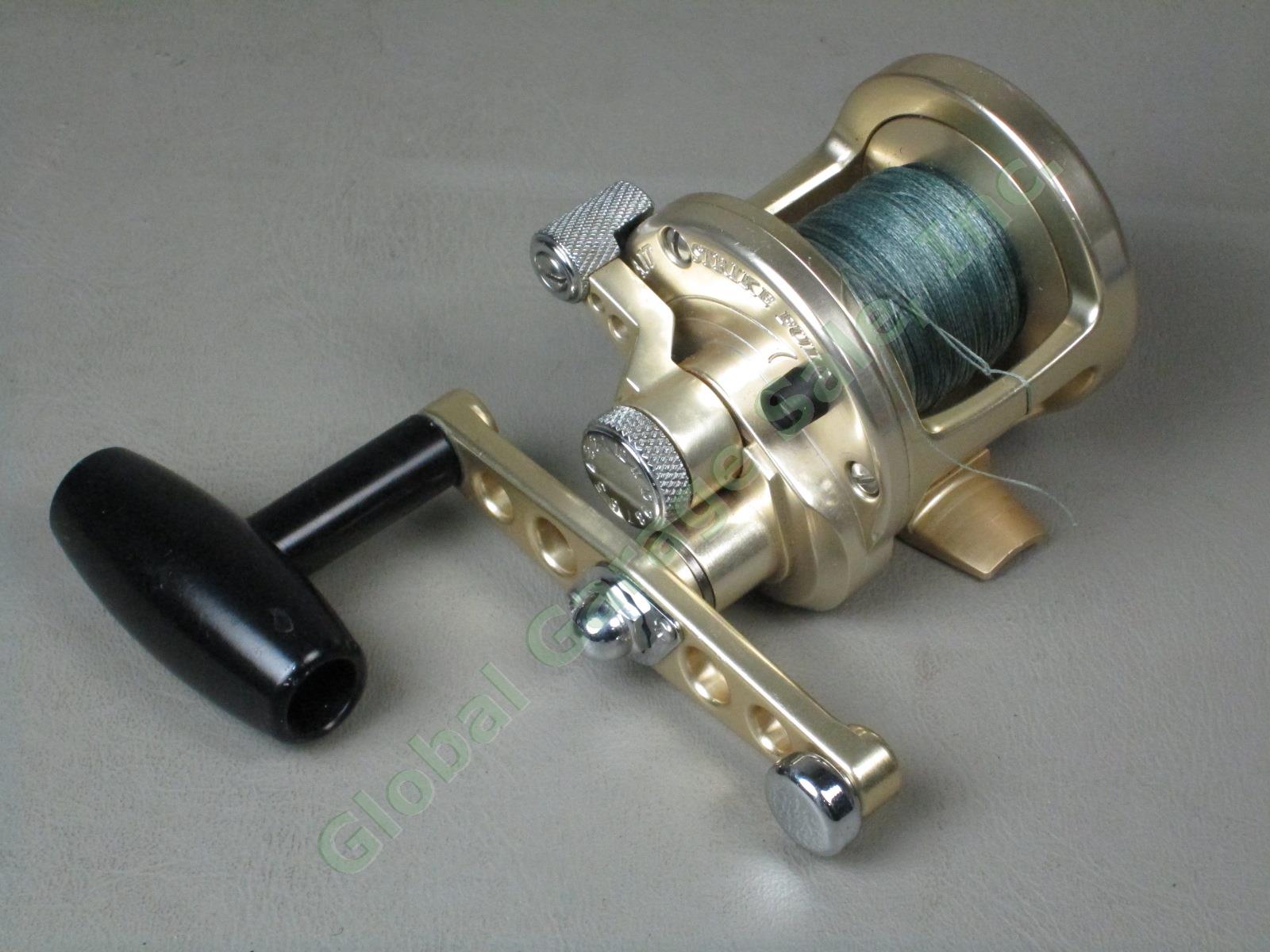 Avet SX 5.0:1 Lever Drag Saltwater Fishing Reel Made In USA Gold Near Mint! NR! 2