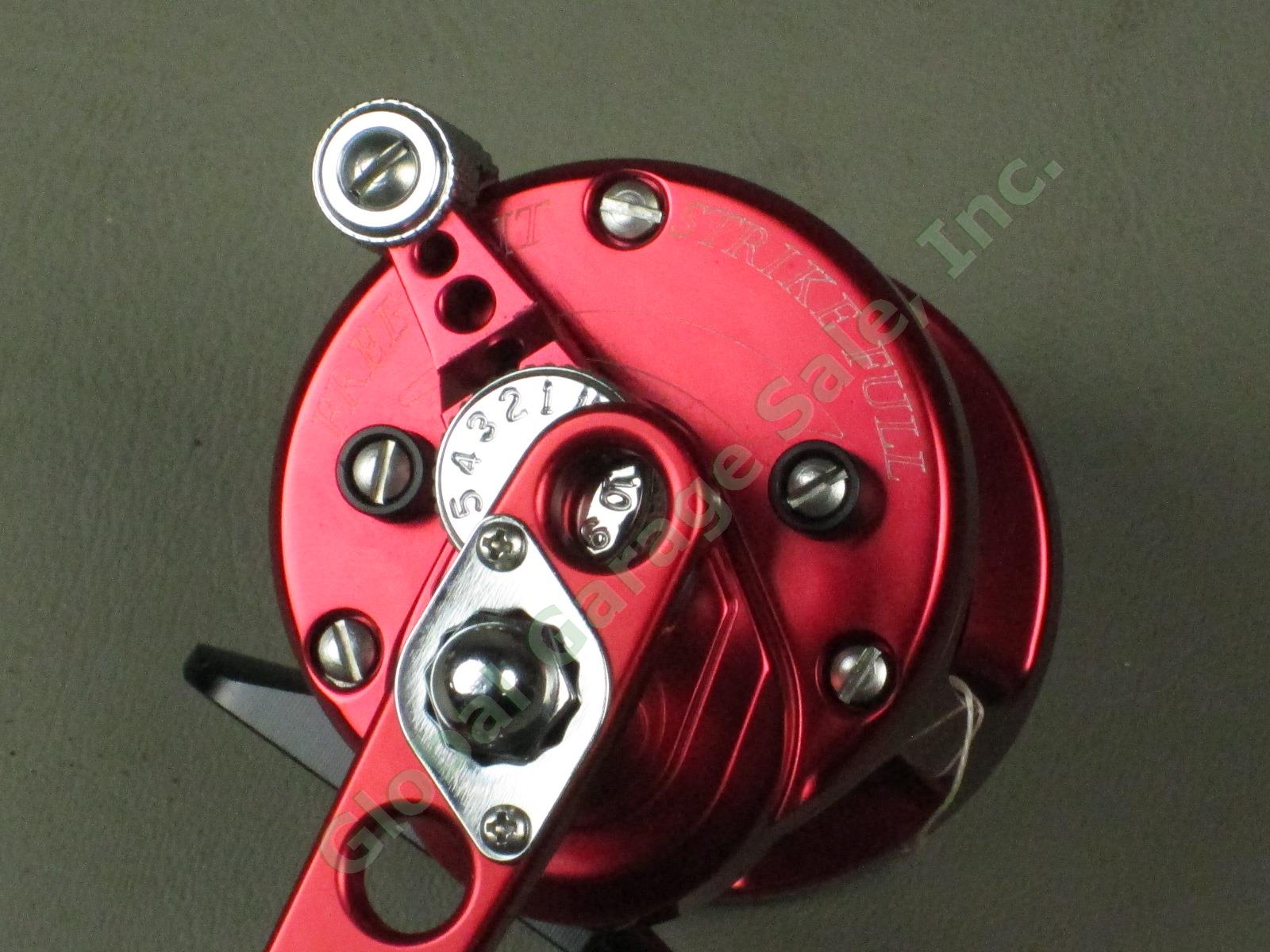 Avet SX 5.0:1 Lever Drag Saltwater Fishing Reel Made In USA Red Near Mint! NR! 8