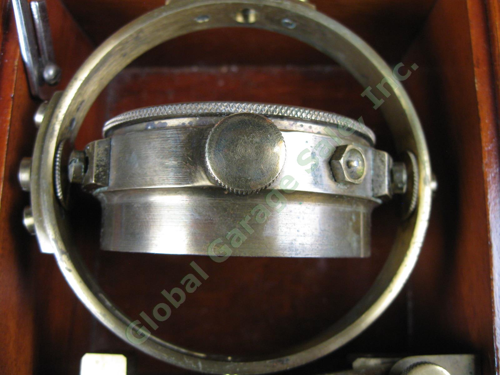 Vtg WWII 1943 Hamilton US Navy Gimbal Mounted Ship Chronometer Watch Model 22 13