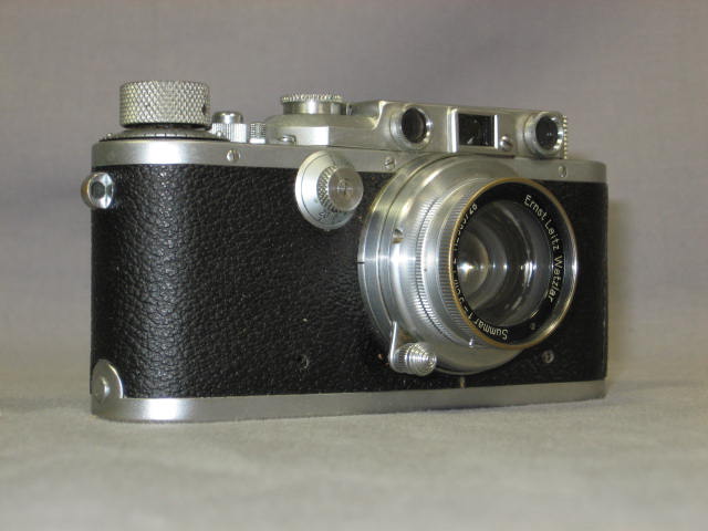 Leica IIIa 35mm Rangefinder Camera Leitz F2 Summar Lens 5