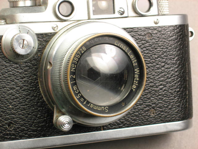 Leica IIIa 35mm Rangefinder Camera Leitz F2 Summar Lens 6