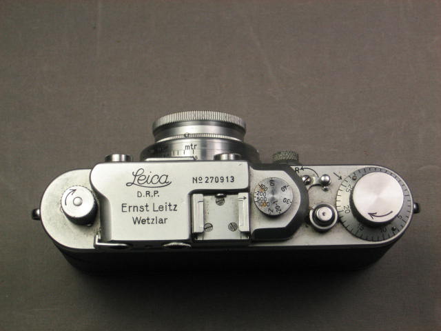 Leica IIIa 35mm Rangefinder Camera Leitz F2 Summar Lens 7