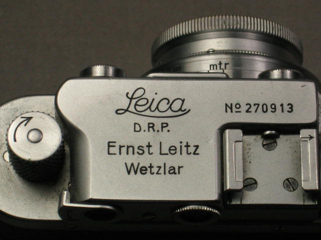 Leica IIIa 35mm Rangefinder Camera Leitz F2 Summar Lens 8
