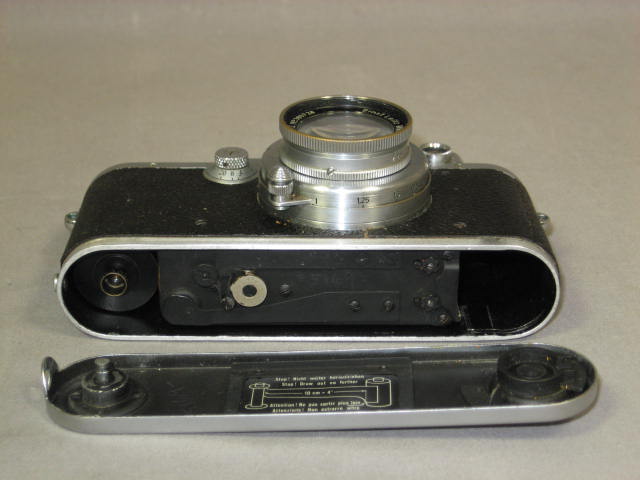 Leica IIIa 35mm Rangefinder Camera Leitz F2 Summar Lens 10