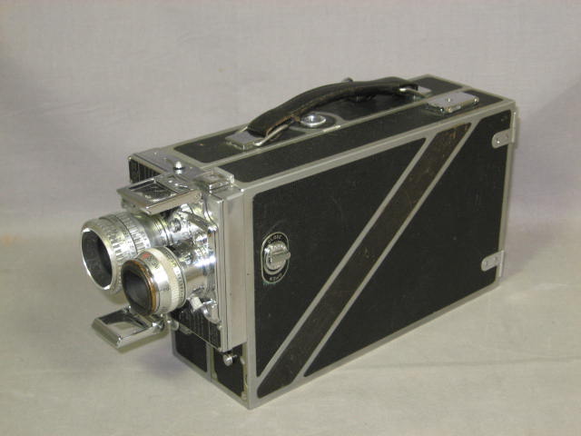 Vintage Cine-Kodak Special 16mm Movie Camera W/ Lenses+ 2