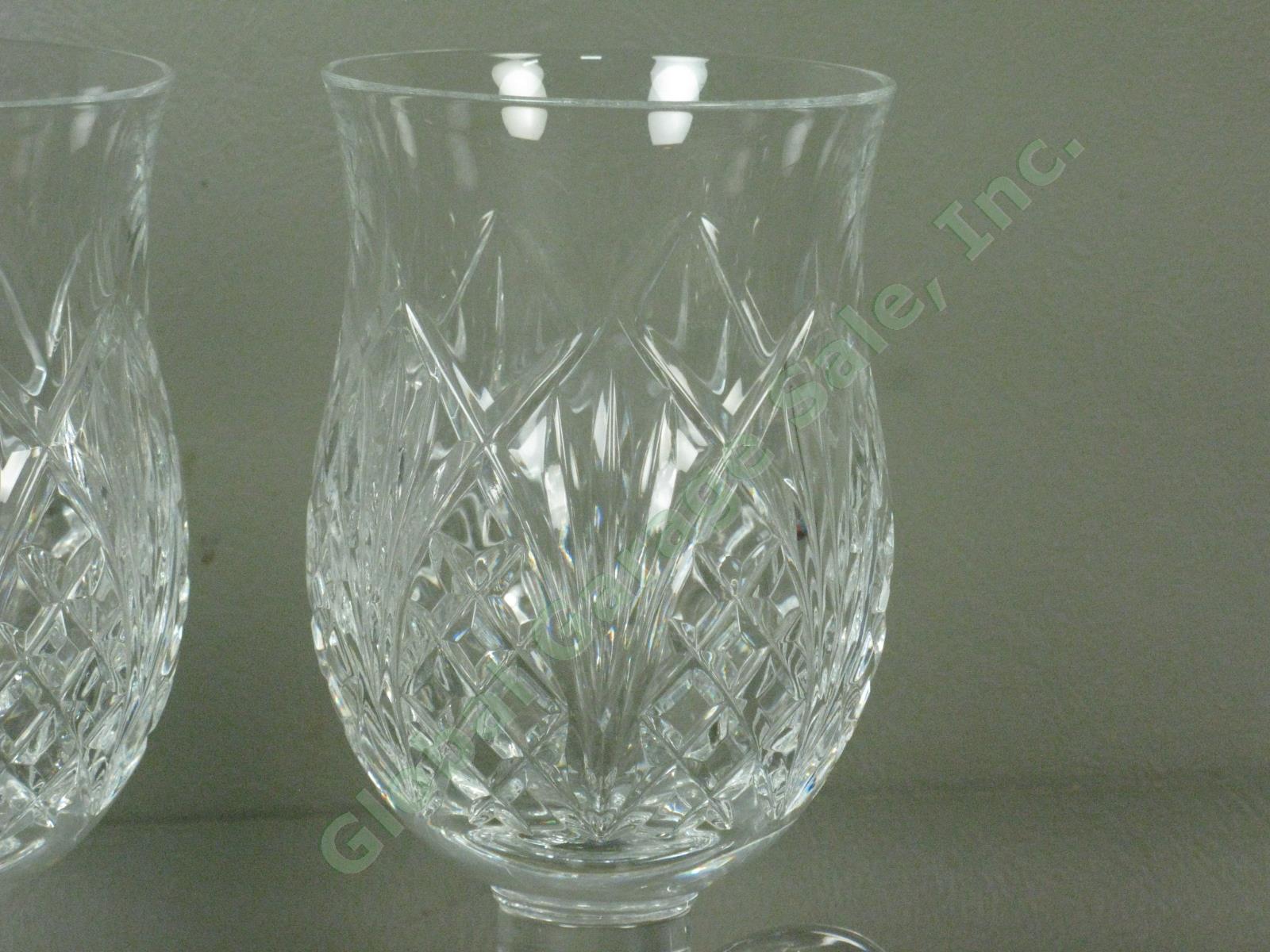 2 Waterford Crystal Waterville Irish Coffee Mugs Footed Goblets Pair Exc Cond! 1