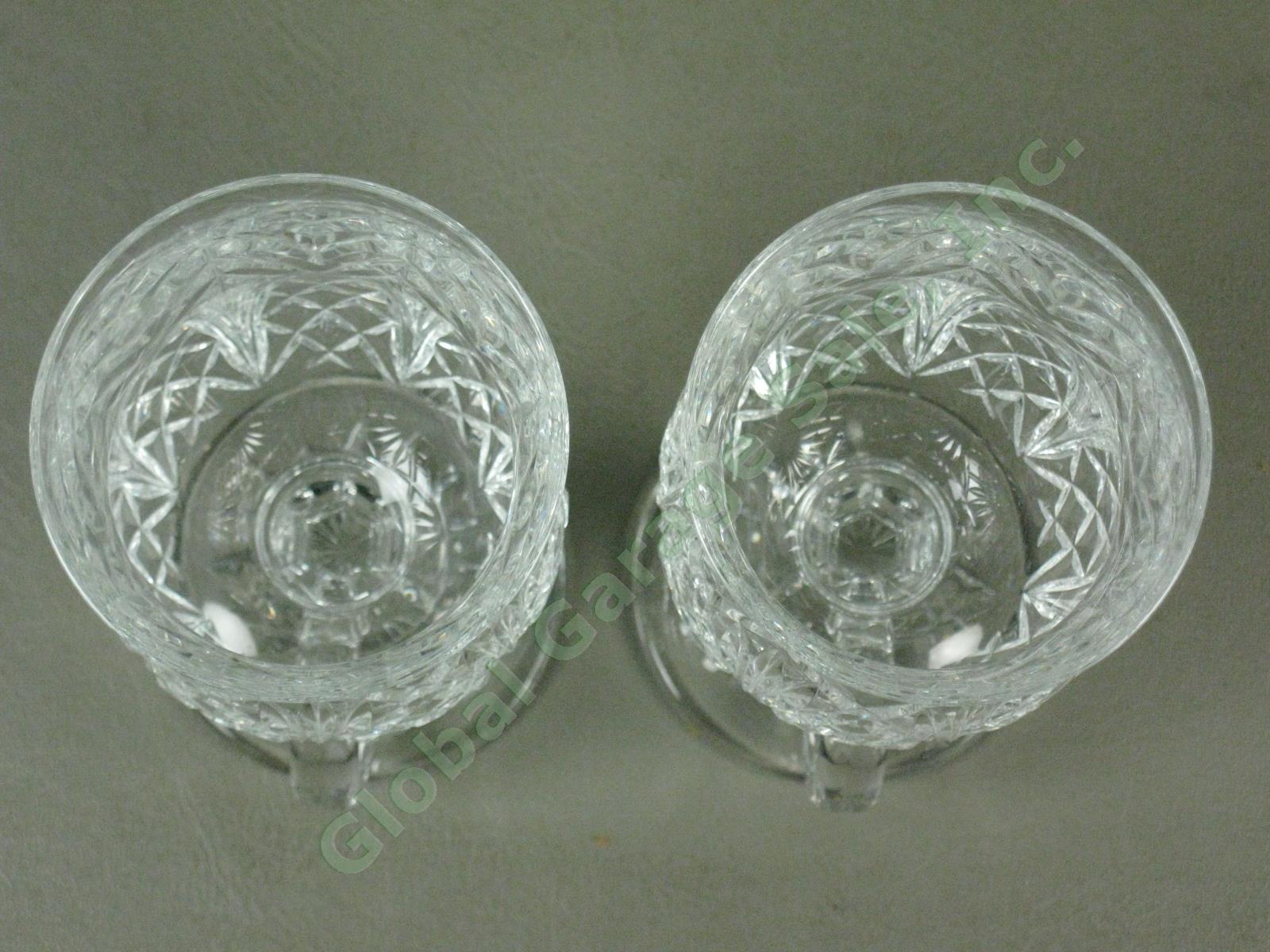 2 Waterford Crystal Waterville Irish Coffee Mugs Footed Goblets Pair Exc Cond! 3
