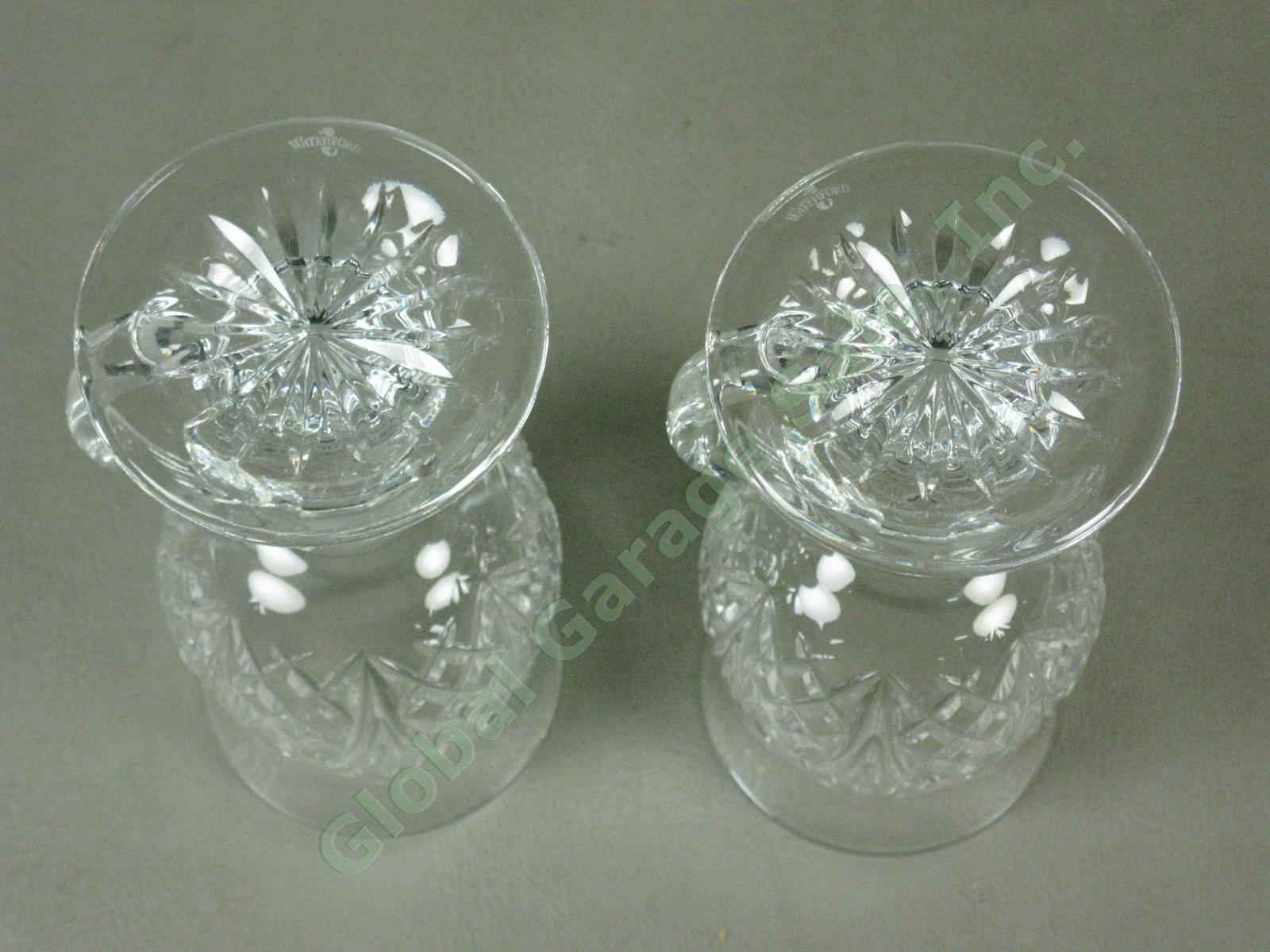 2 Waterford Crystal Waterville Irish Coffee Mugs Footed Goblets Pair Exc Cond! 4