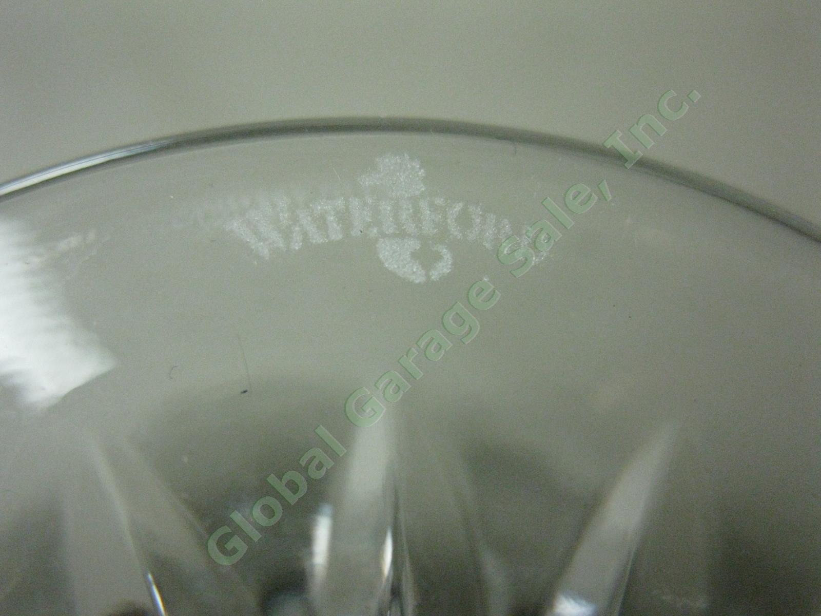 2 Waterford Crystal Waterville Irish Coffee Mugs Footed Goblets Pair Exc Cond! 5