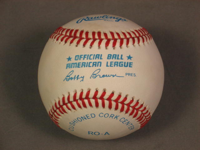 Jim Catfish Hunter Hand Signed Baseball Ball Autograph 2