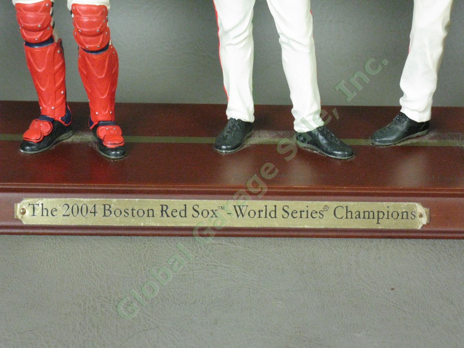 Danbury Mint 2004 Boston Red Sox World Series Champs Team Figure Display w/Box 1