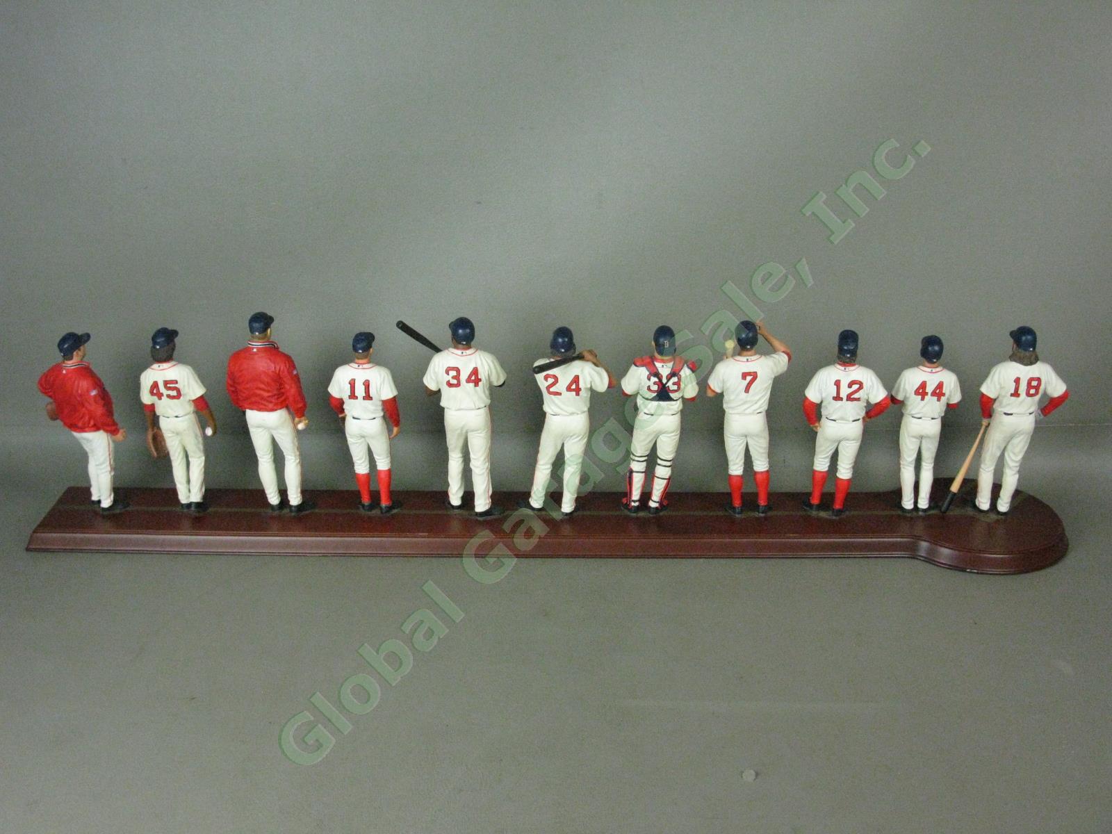 Danbury Mint 2004 Boston Red Sox World Series Champs Team Figure Display w/Box 8
