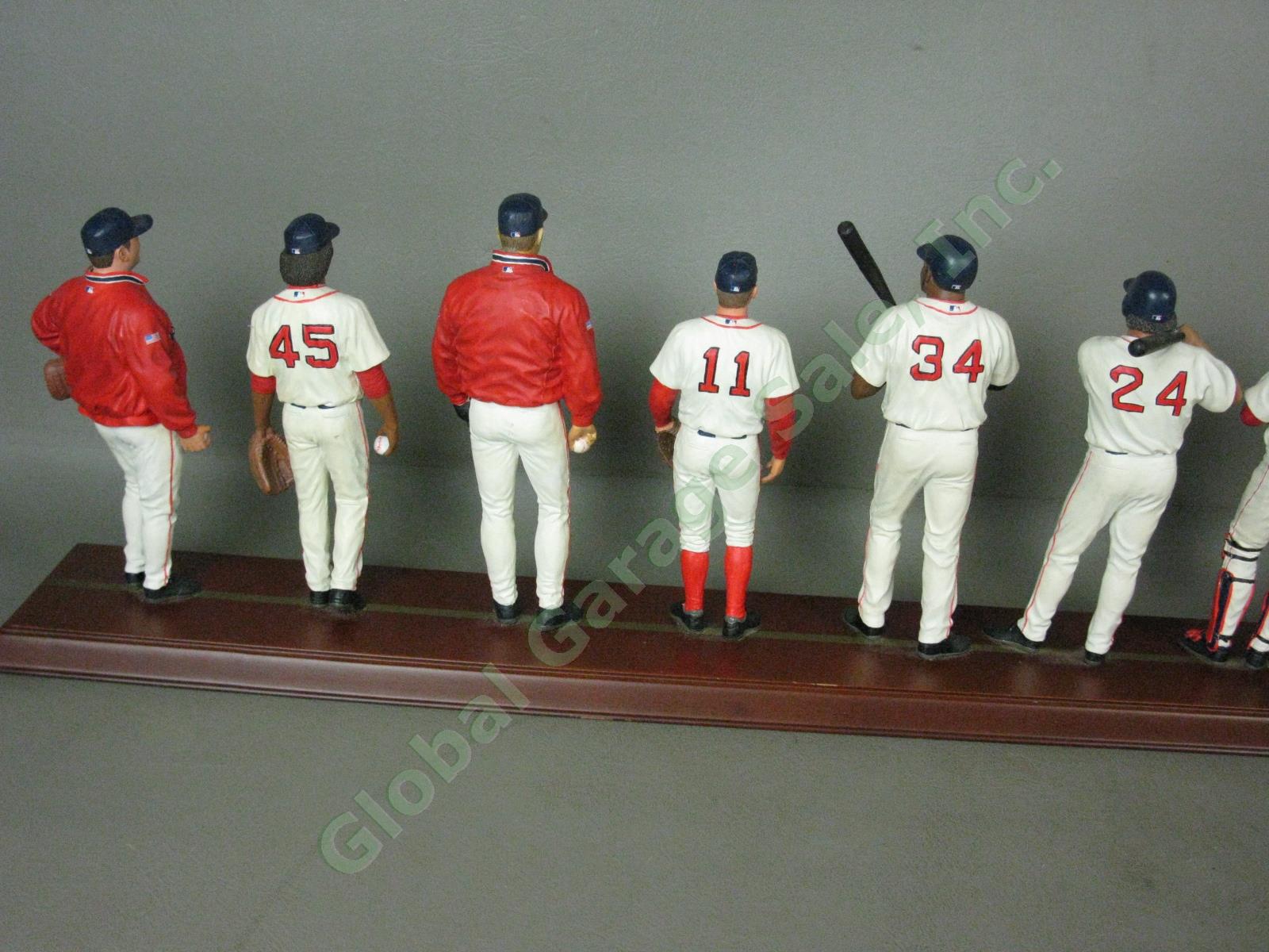 Danbury Mint 2004 Boston Red Sox World Series Champs Team Figure Display w/Box 9