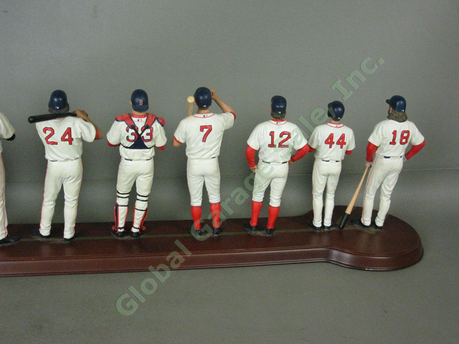 Danbury Mint 2004 Boston Red Sox World Series Champs Team Figure Display w/Box 10