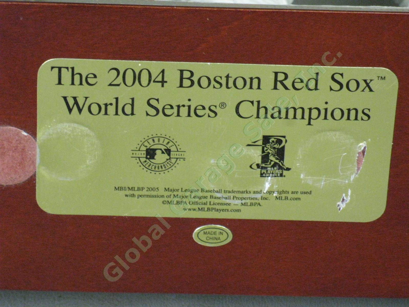 Danbury Mint 2004 Boston Red Sox World Series Champs Team Figure Display w/Box 15