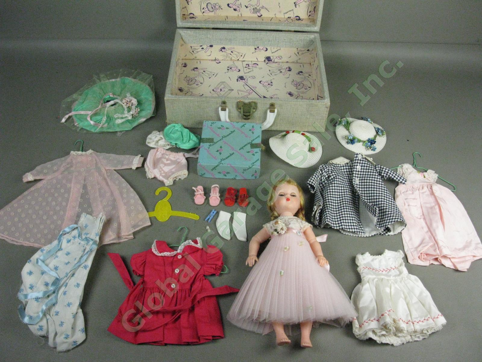 Vintage Madame Alexander Lissy Doll Collection Clothing Accessories Case Lot NR!