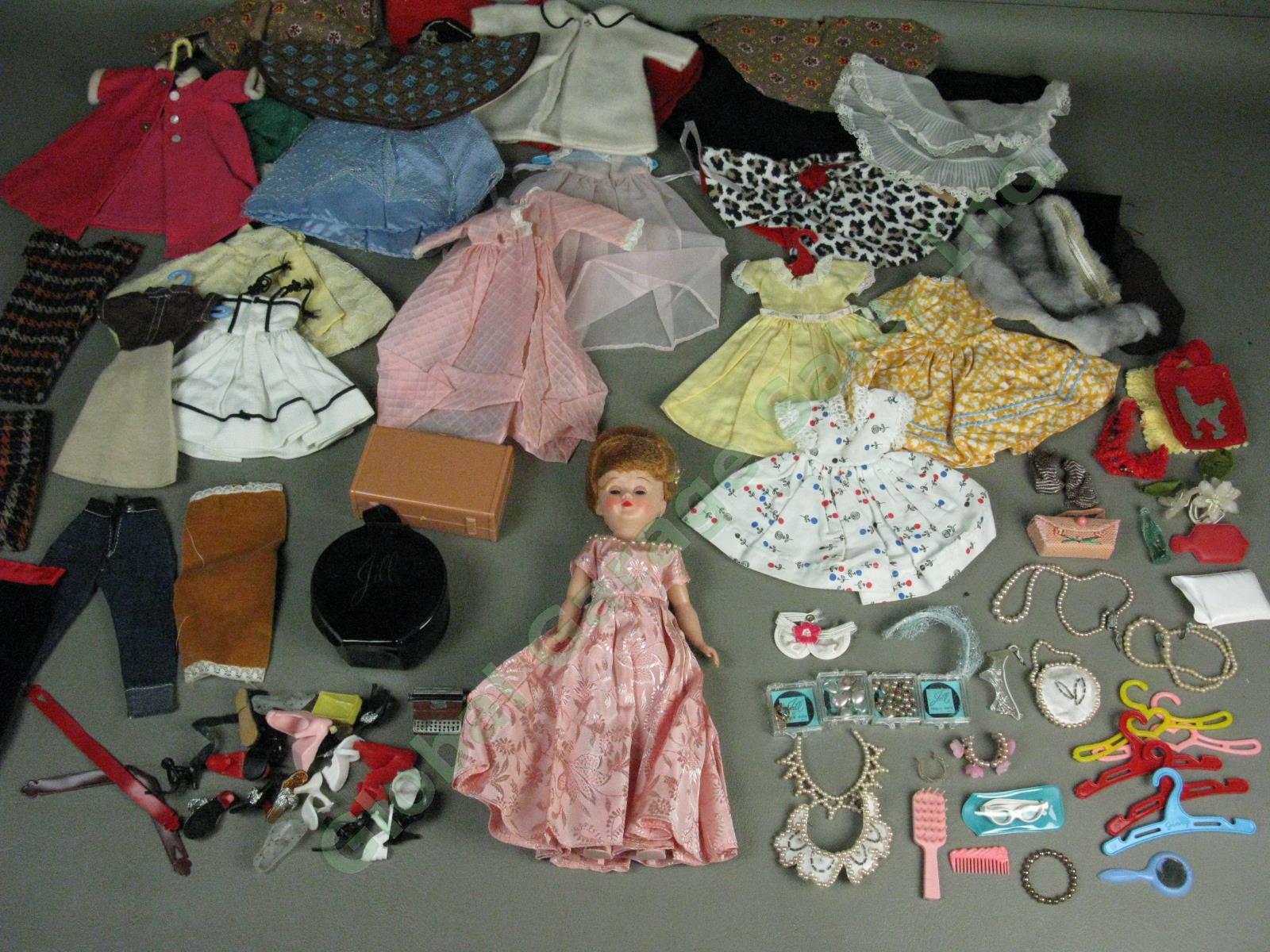 Huge Vintage 1950s Vogue Jill Doll Clothing Jewelry Accessories Collection Lot