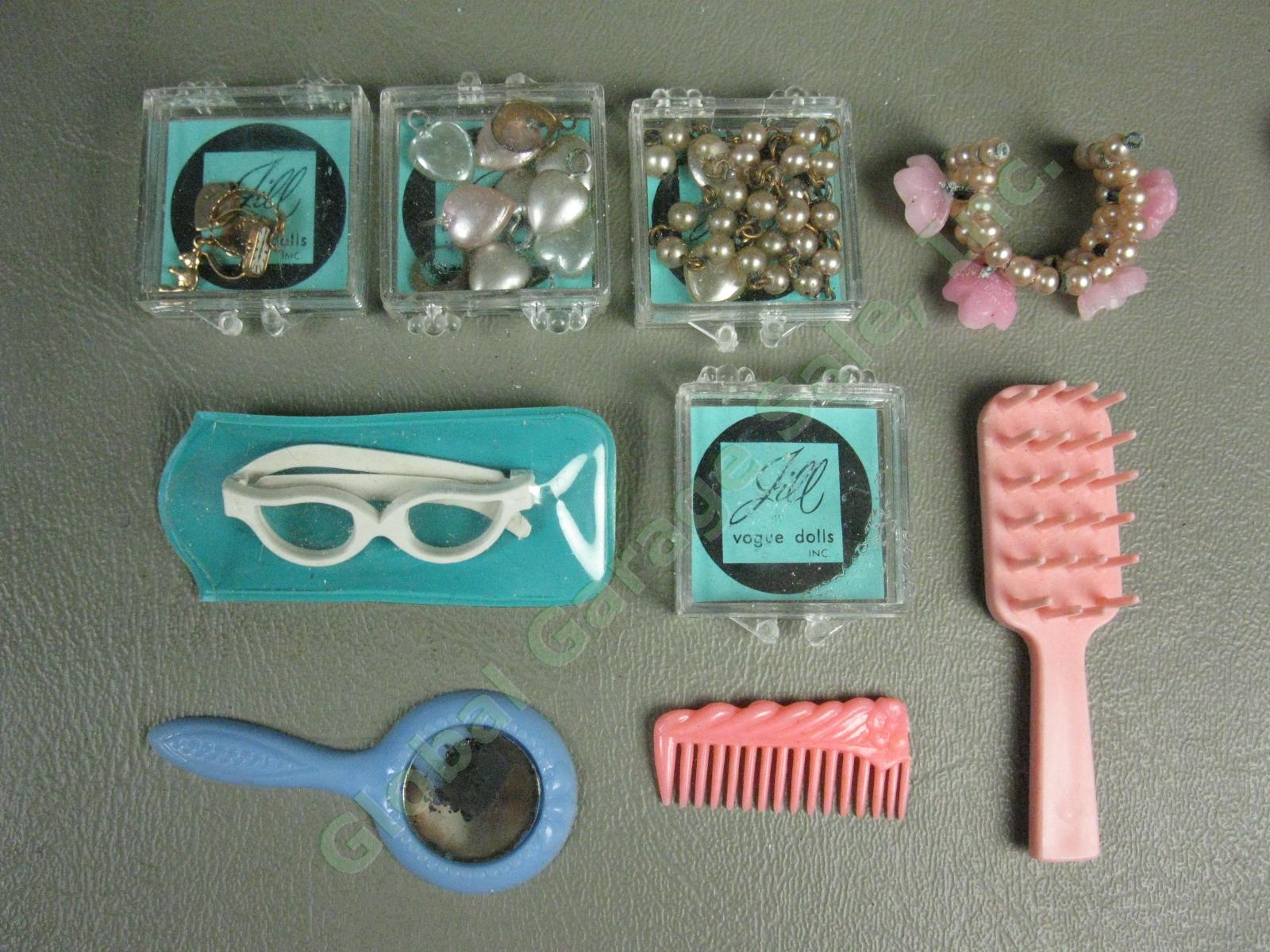 Huge Vintage 1950s Vogue Jill Doll Clothing Jewelry Accessories Collection Lot 7