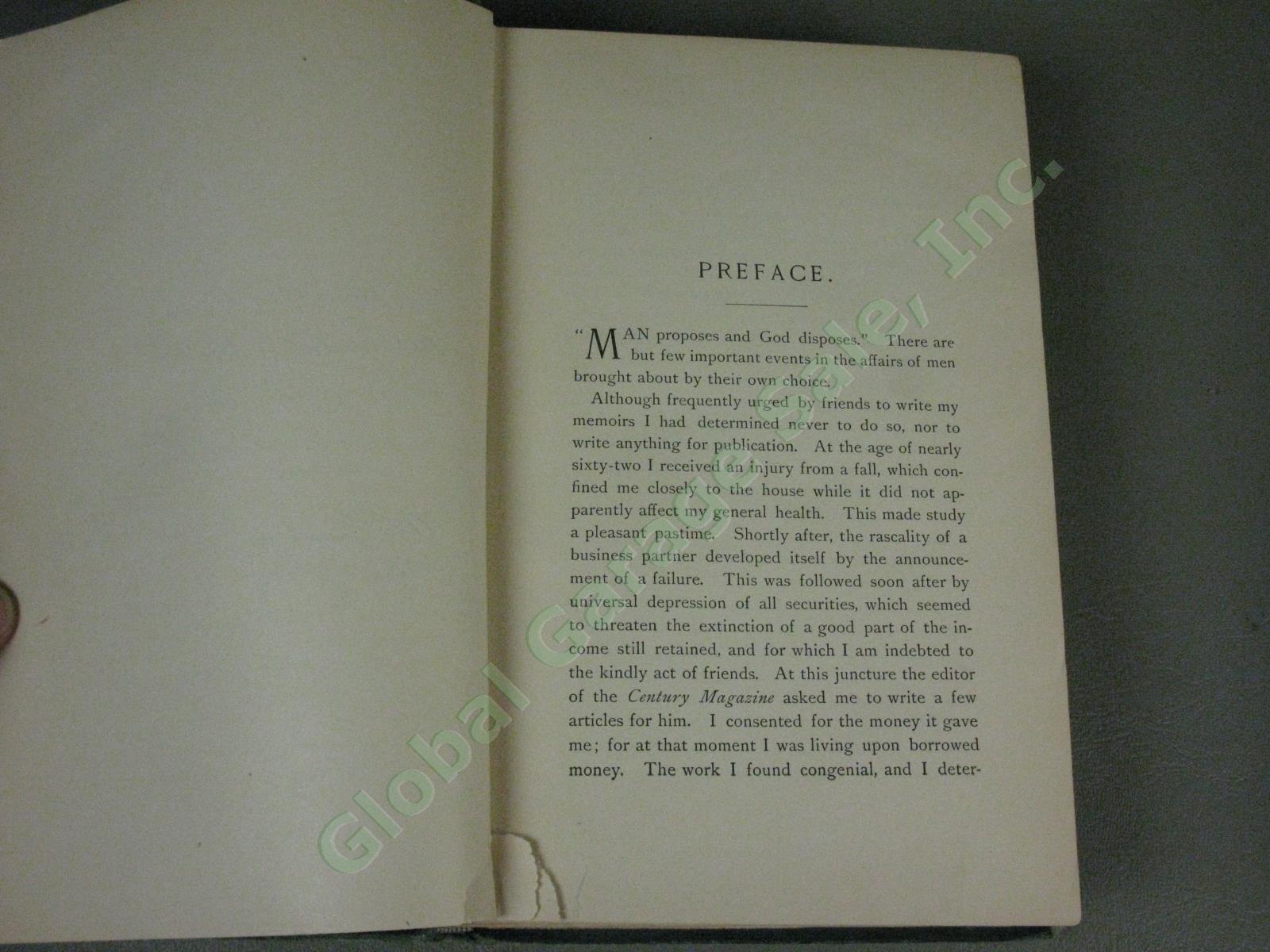 Rare Antique 1885 1886 U.S. Grant Personal Memoirs Volumes I + II Webster Co NY 9