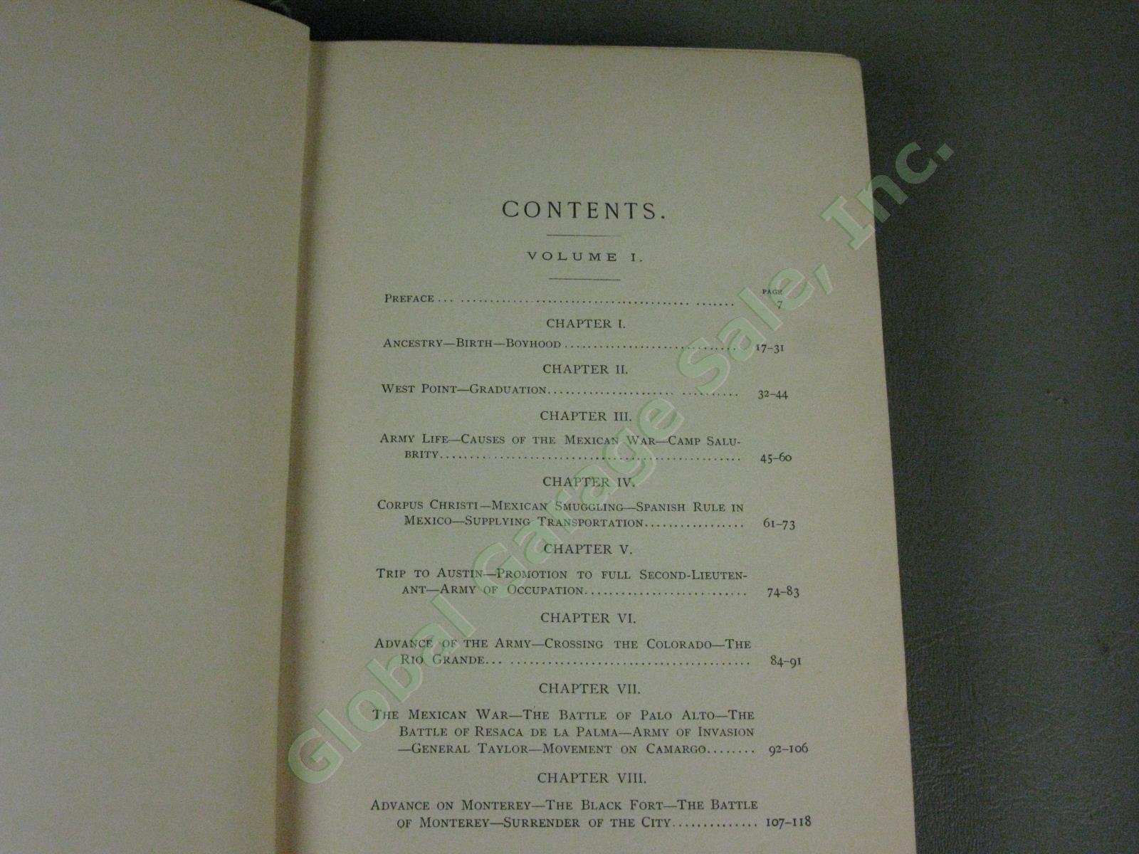 Rare Antique 1885 1886 U.S. Grant Personal Memoirs Volumes I + II Webster Co NY 10