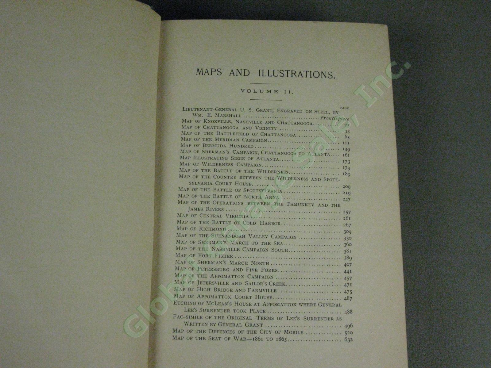 Rare Antique 1885 1886 U.S. Grant Personal Memoirs Volumes I + II Webster Co NY 17