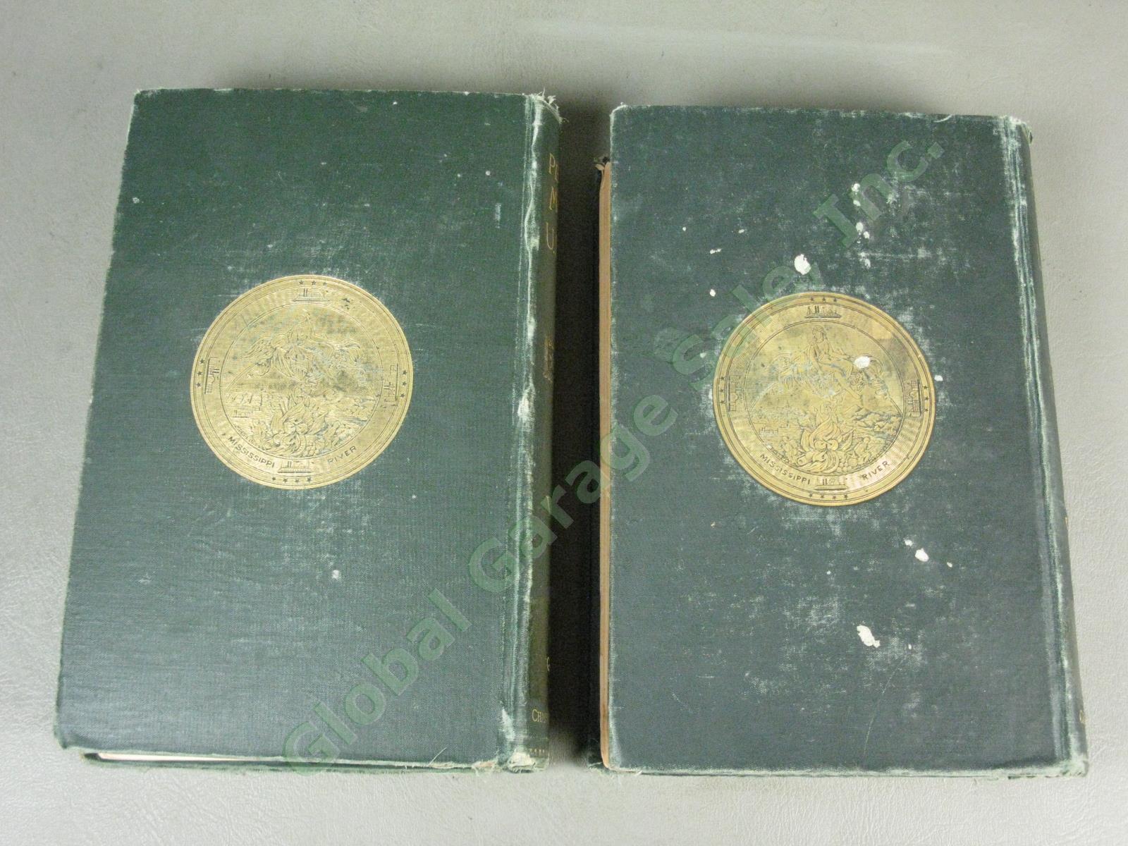 Rare Antique 1885 1886 U.S. Grant Personal Memoirs Volumes I + II Webster Co NY 19