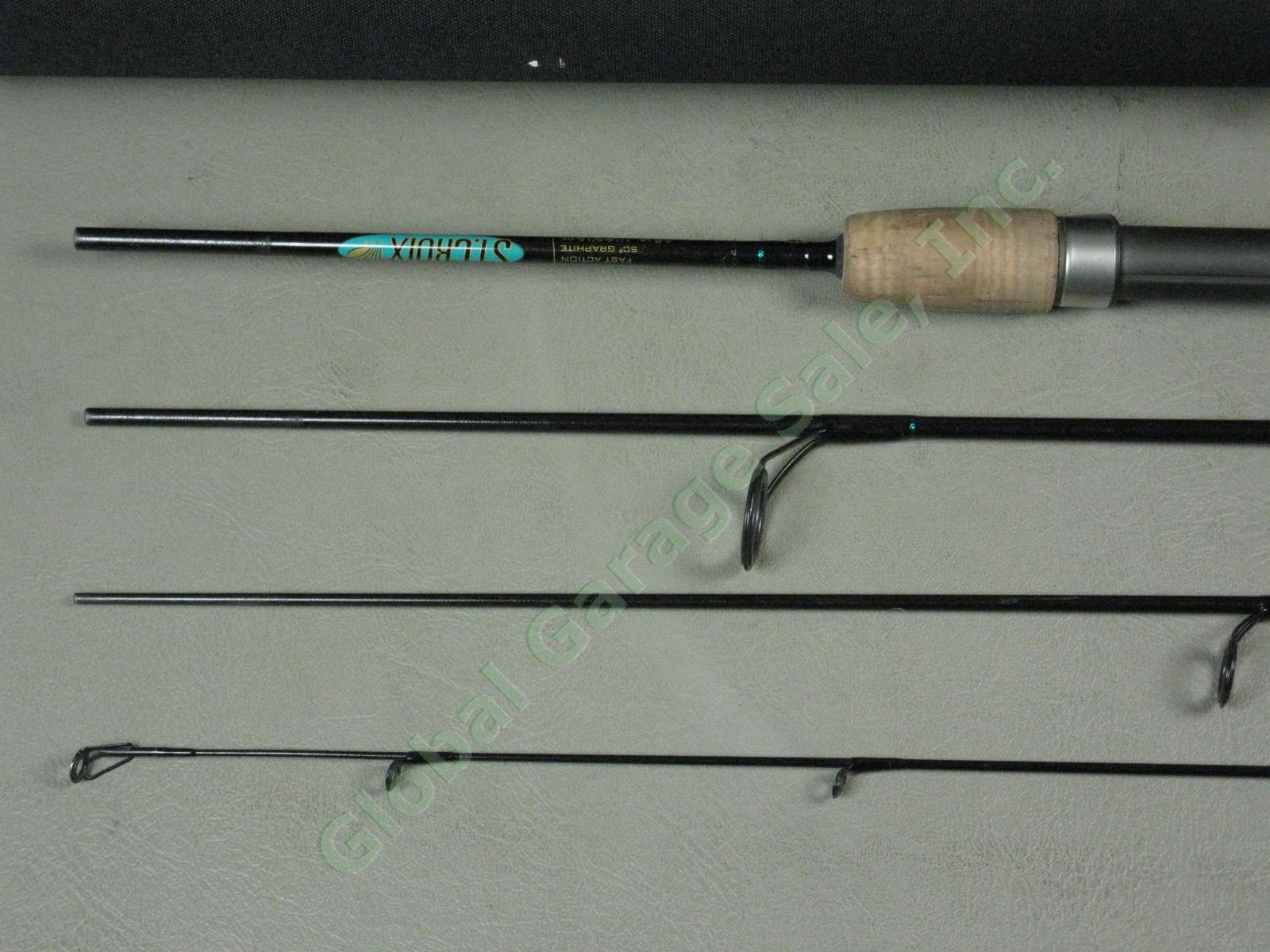 St Croix PS60LF4 Premier 4-Piece Fishing Rod w/Case Pinnacle DUL20 Reel Lure Lot 1