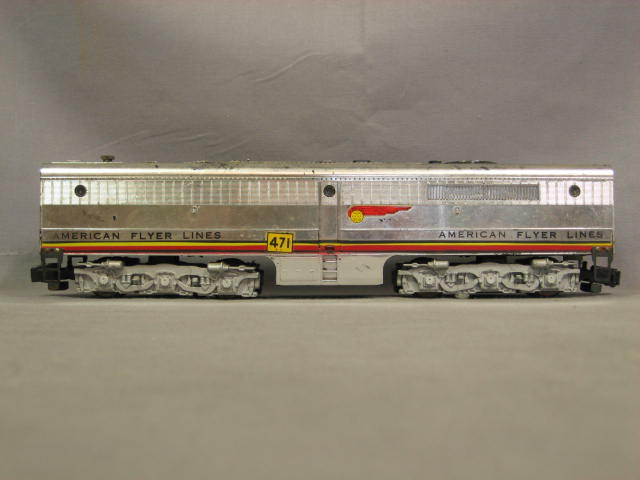 3 Vintage American Flyer Lines Train Cars 470 471 473 3