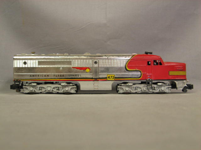 3 Vintage American Flyer Lines Train Cars 470 471 473 4
