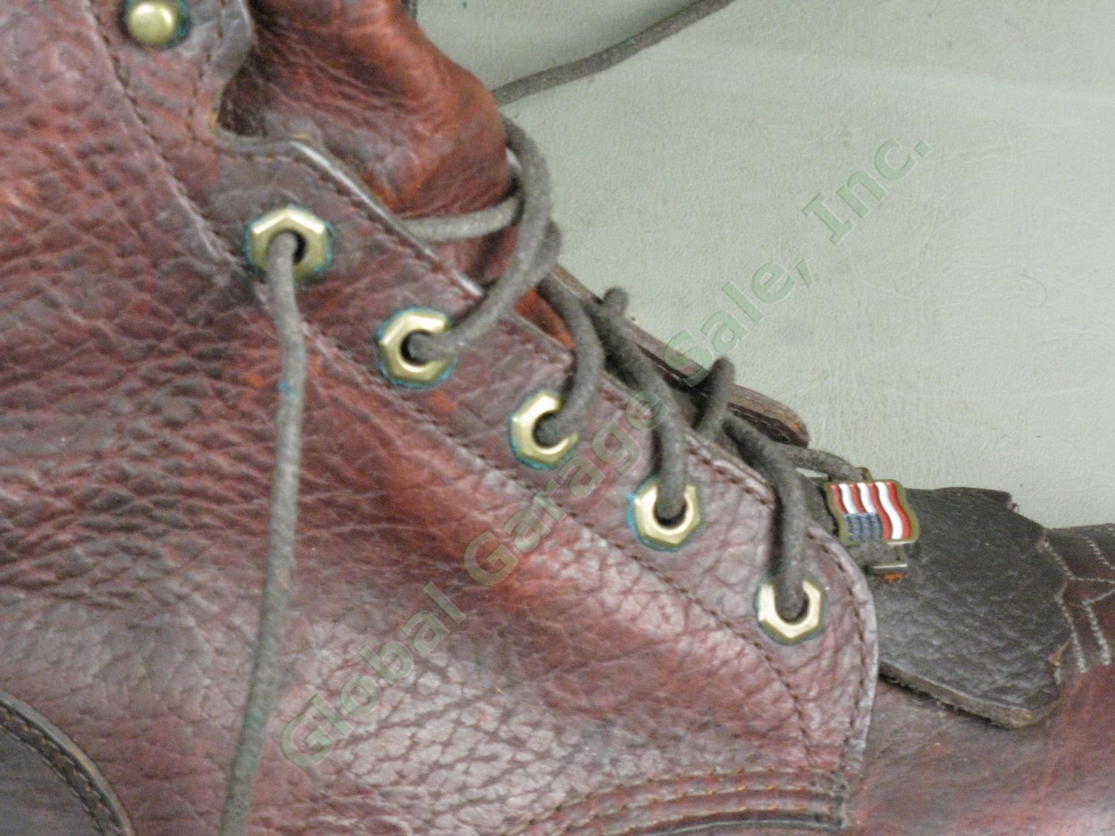 Near Mint! Chippewa Bison Stampede Leather Boots 29553 USA Steel Shank 14-D 11