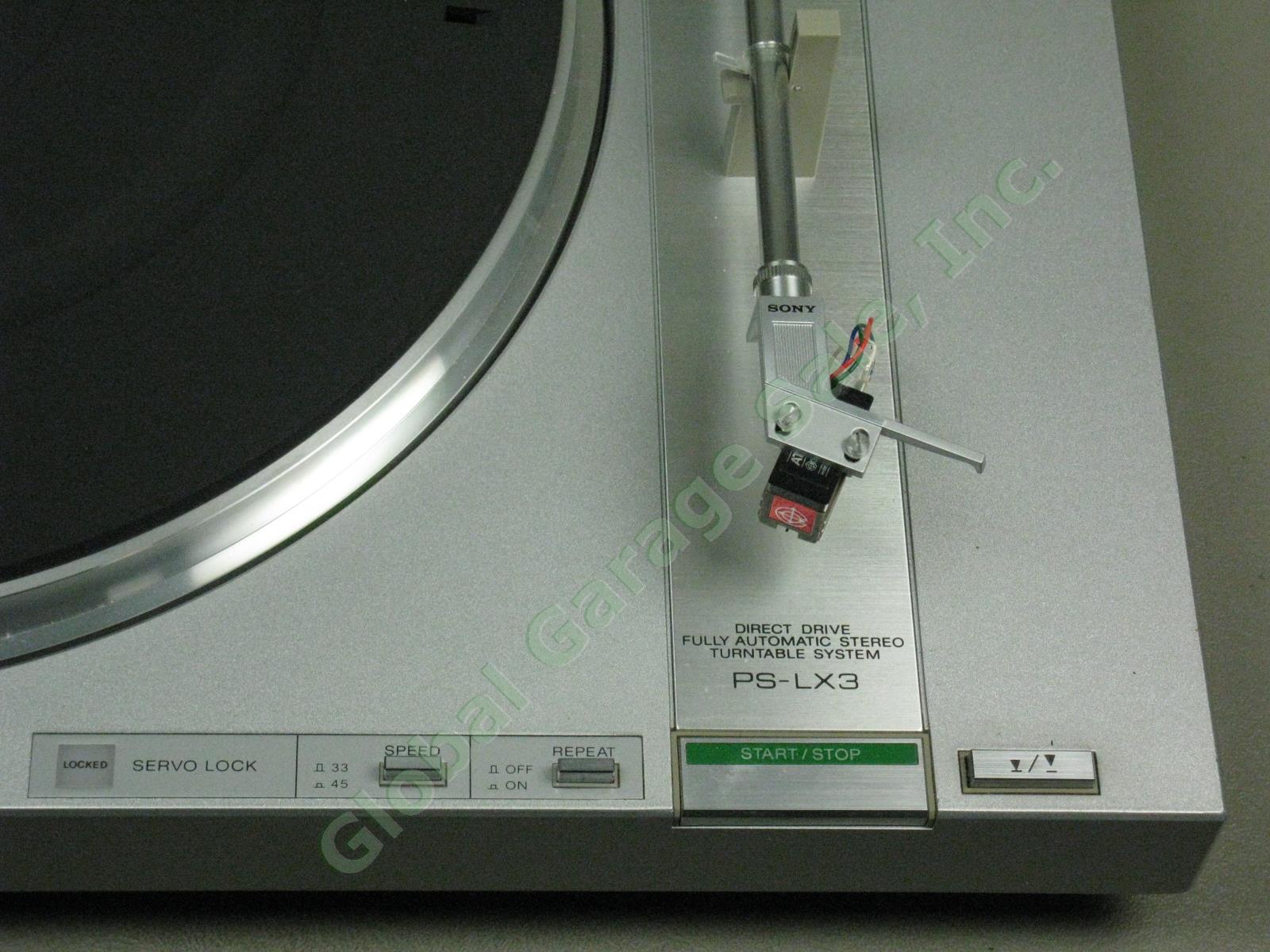 Sony PS-LX3 Direct Drive Turntable Audio-Technica Compass ATX1 Cartridge +Stylus 7