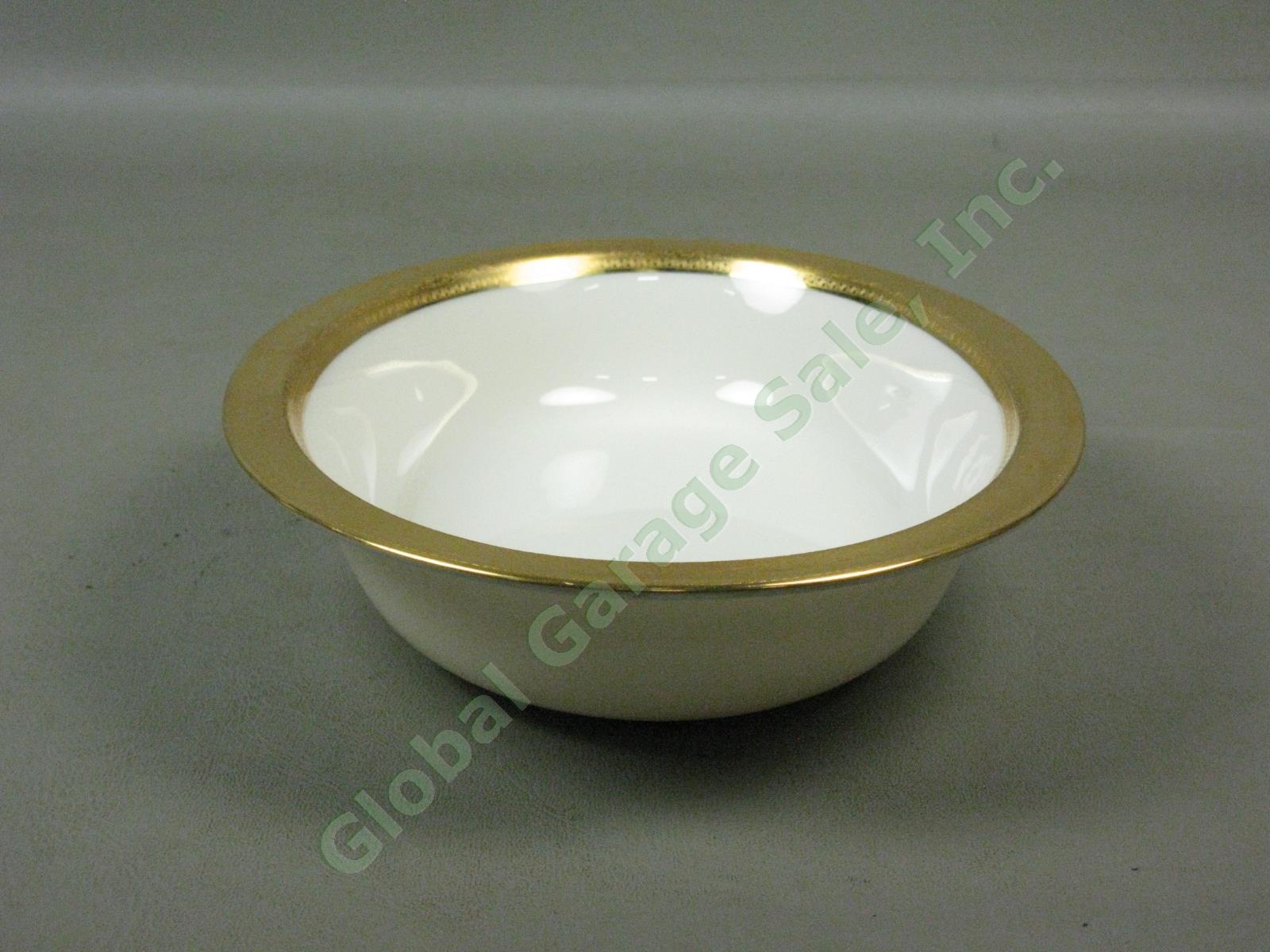 Lenox Westchester China M139 Presidential Gold Encrusted Oval 9" Vegetable Bowl 1