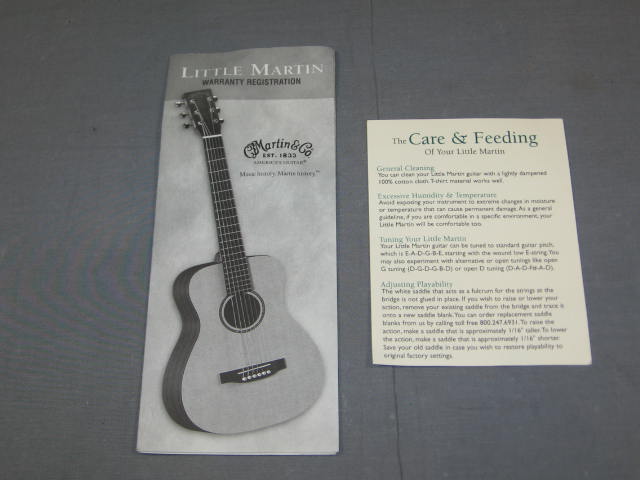 MINT! Little Martin LX1 LX-1 Acoustic Travel Guitar NR! 8