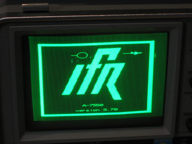 Aeroflex IFR A-7550 Spectrum Analyzer System 10kHz-1GHz 2