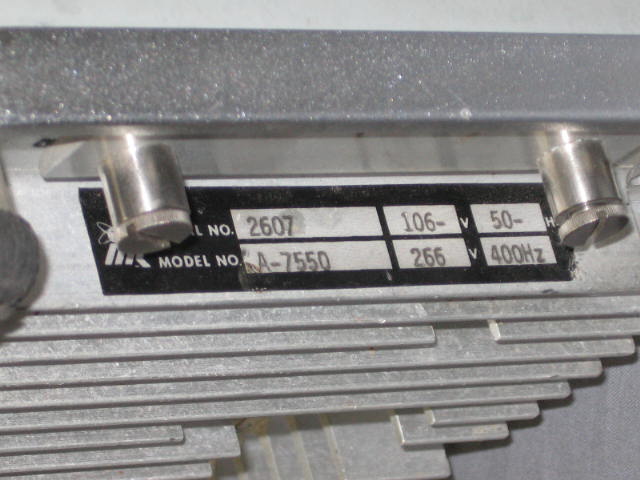 Aeroflex IFR A-7550 Spectrum Analyzer System 10kHz-1GHz 7