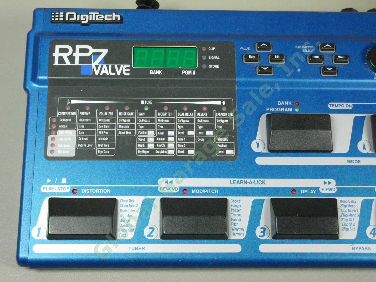 Digitech RP7 Valve Guitar Preamp Effects Processor Pedal Orig Box 
