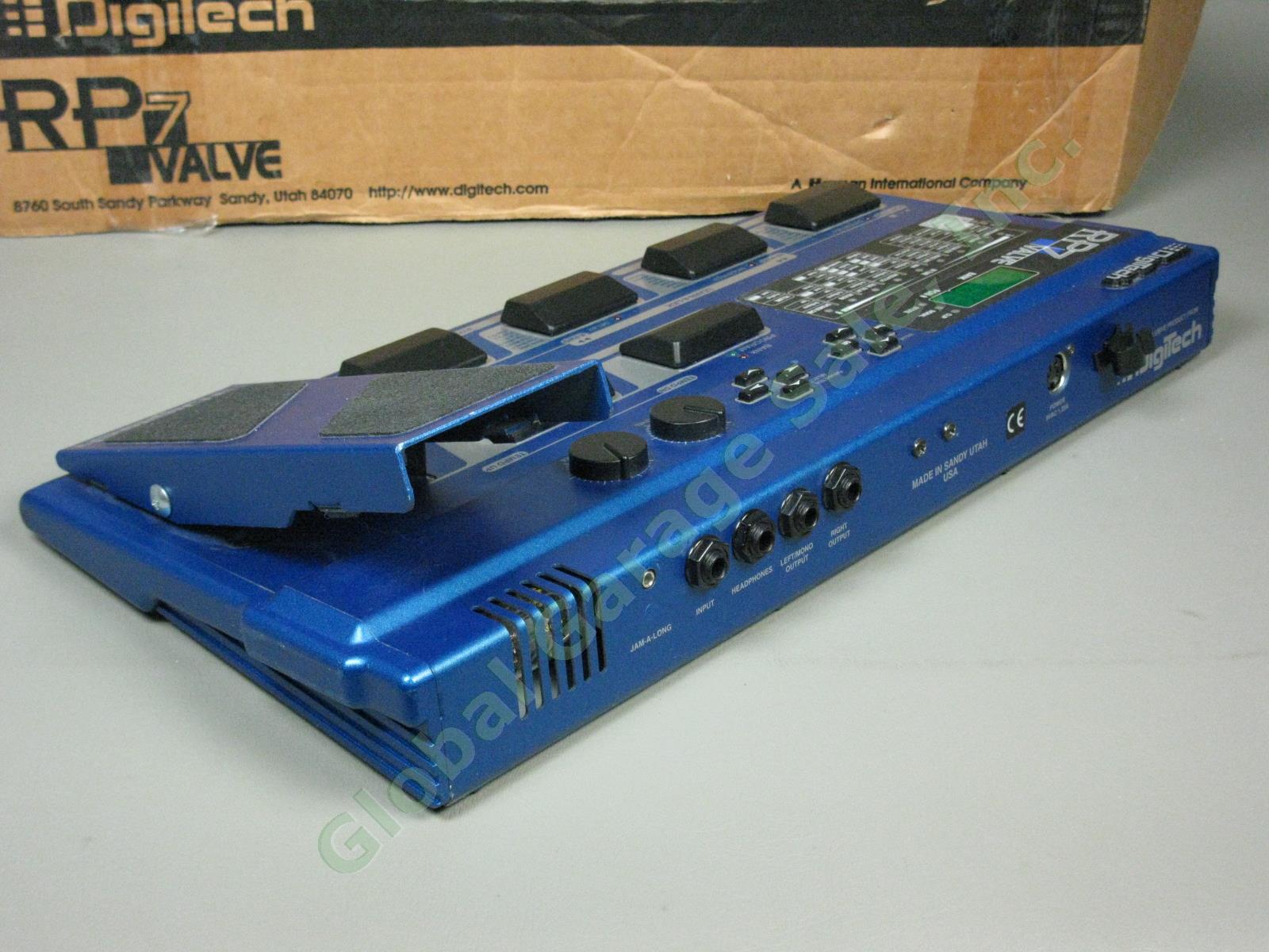 Digitech RP7 Valve Guitar Preamp Effects Processor Pedal Orig Box + Cables NR! 6