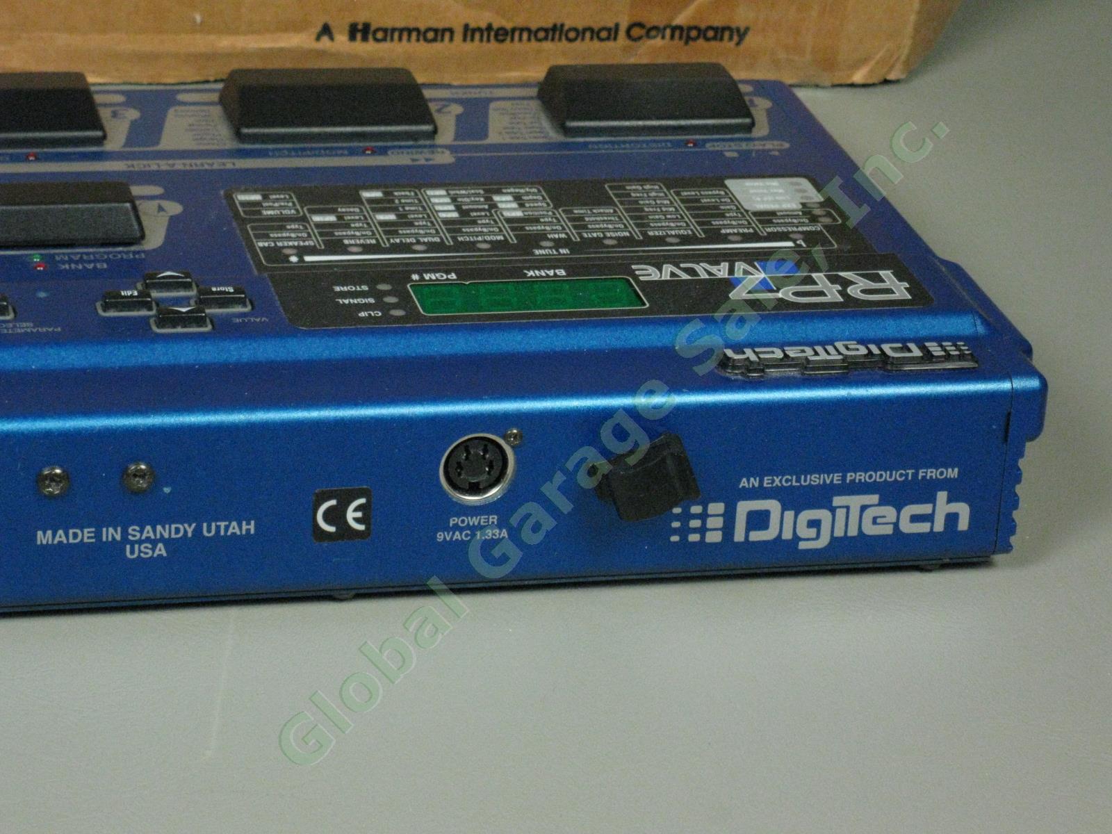 Digitech RP7 Valve Guitar Preamp Effects Processor Pedal Orig Box + Cables NR! 8