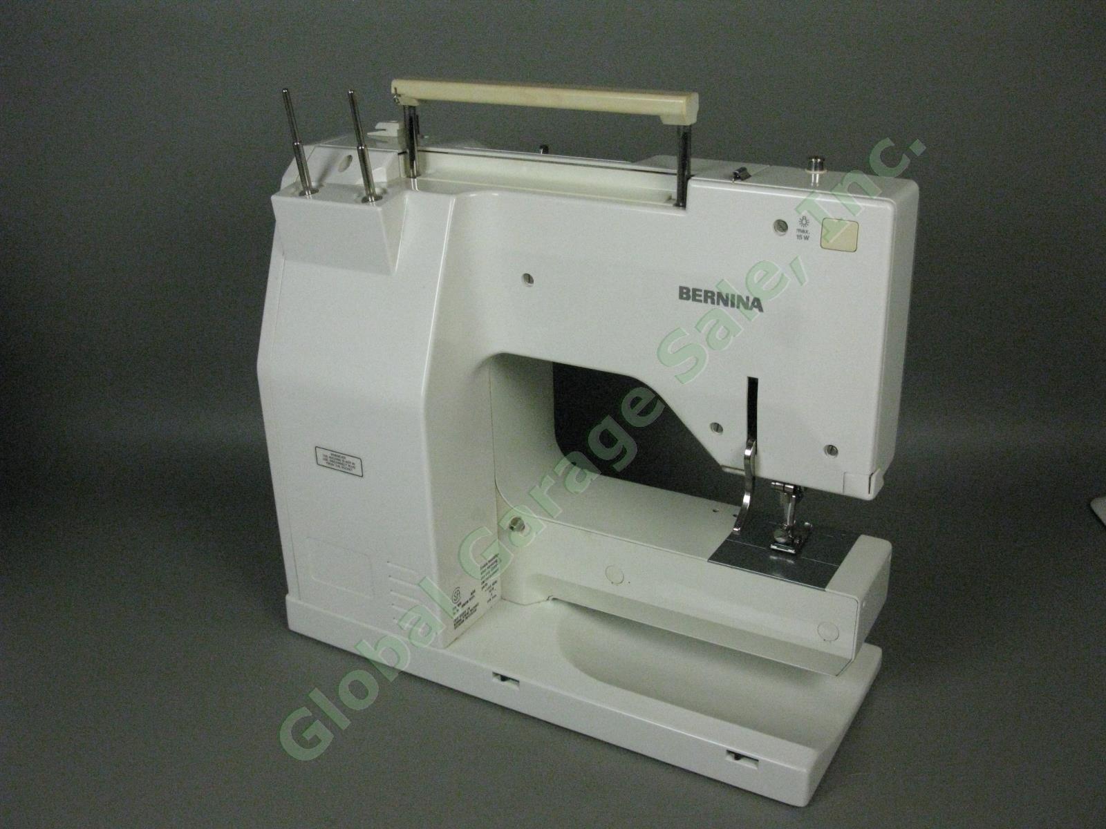 Bernina 1010 Sewing Machine w/Slide-On Extension Table Pedal Feet Manual Cover + 3