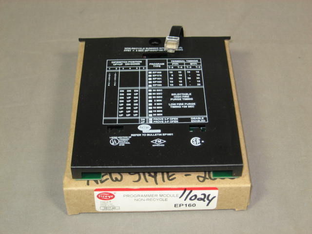 Fireye Flame Monitor E110 E1R1 EP160 ED510 Modules + NR 4