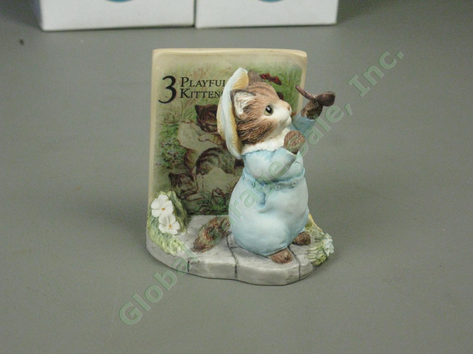 11 Vtg World Of Beatrix Potter Figurines w/Boxes Benjamin Bunny Peter Rabbit +NR 7