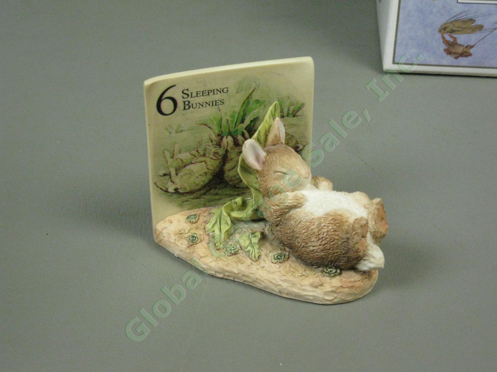 11 Vtg World Of Beatrix Potter Figurines w/Boxes Benjamin Bunny Peter Rabbit +NR 10
