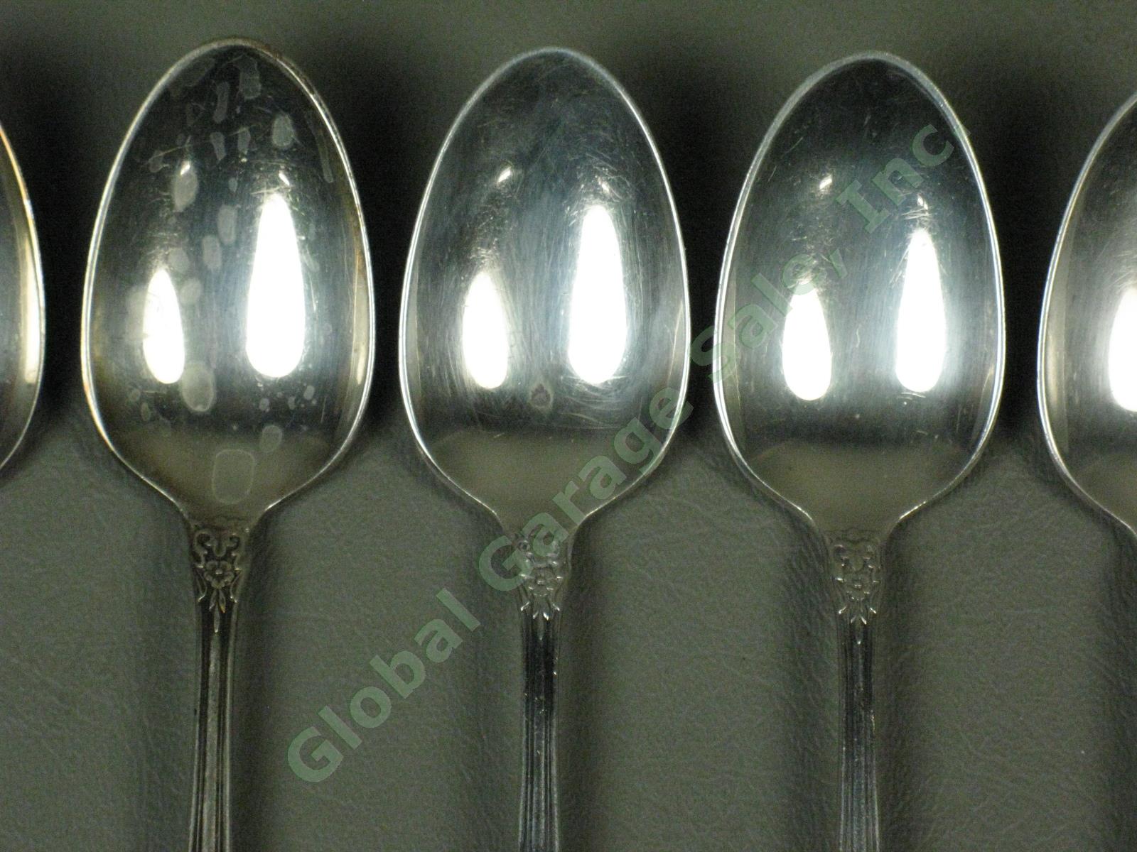 7 State House Inaugural Sterling Silver Teaspoons Spoons Silverware Flatware Set 1