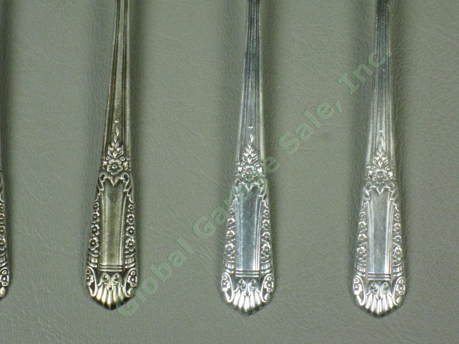 7 State House Inaugural Sterling Silver Teaspoons Spoons Silverware Flatware Set 2