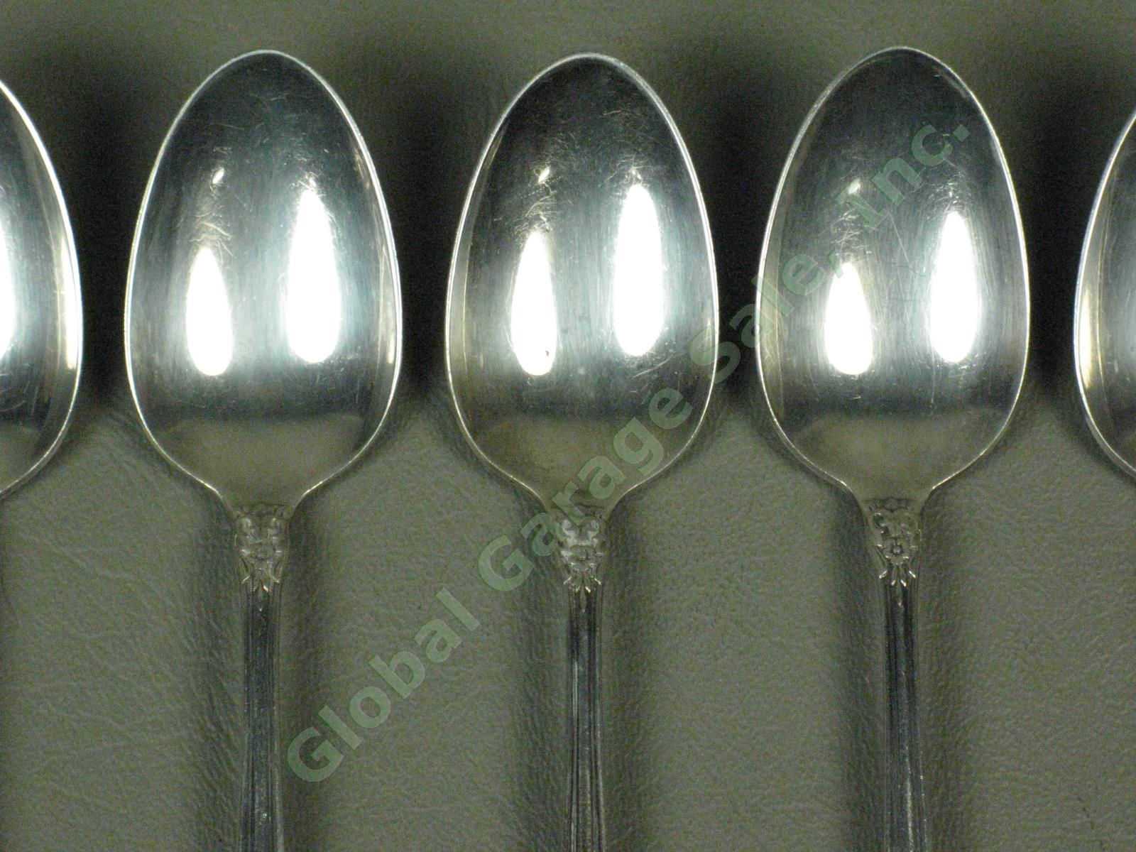 7 State House Inaugural Sterling Silver Teaspoons Spoons Silverware Set 232 Gram 1