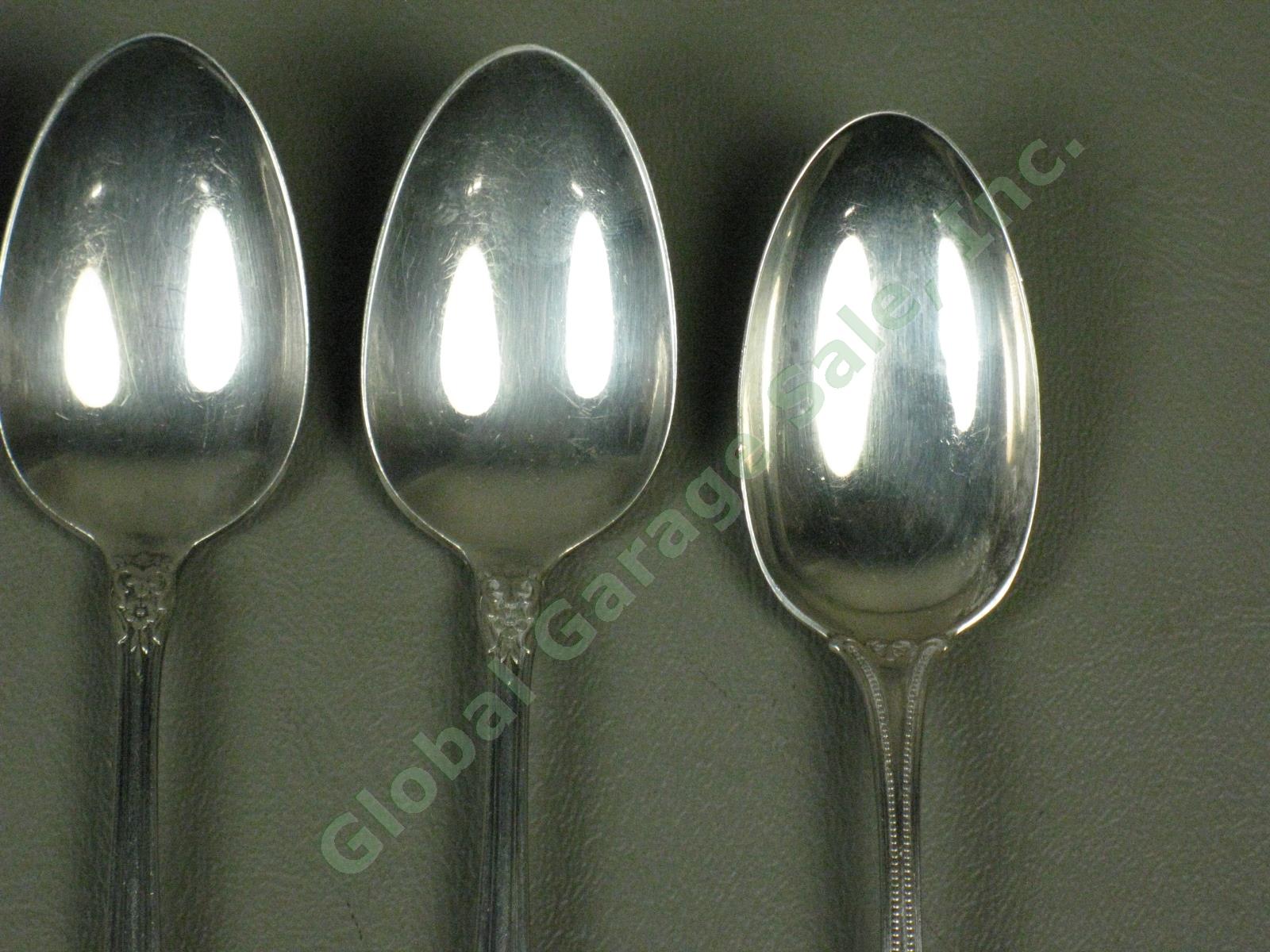 7 State House Inaugural Sterling Silver Teaspoons Spoons Silverware Set 232 Gram 3
